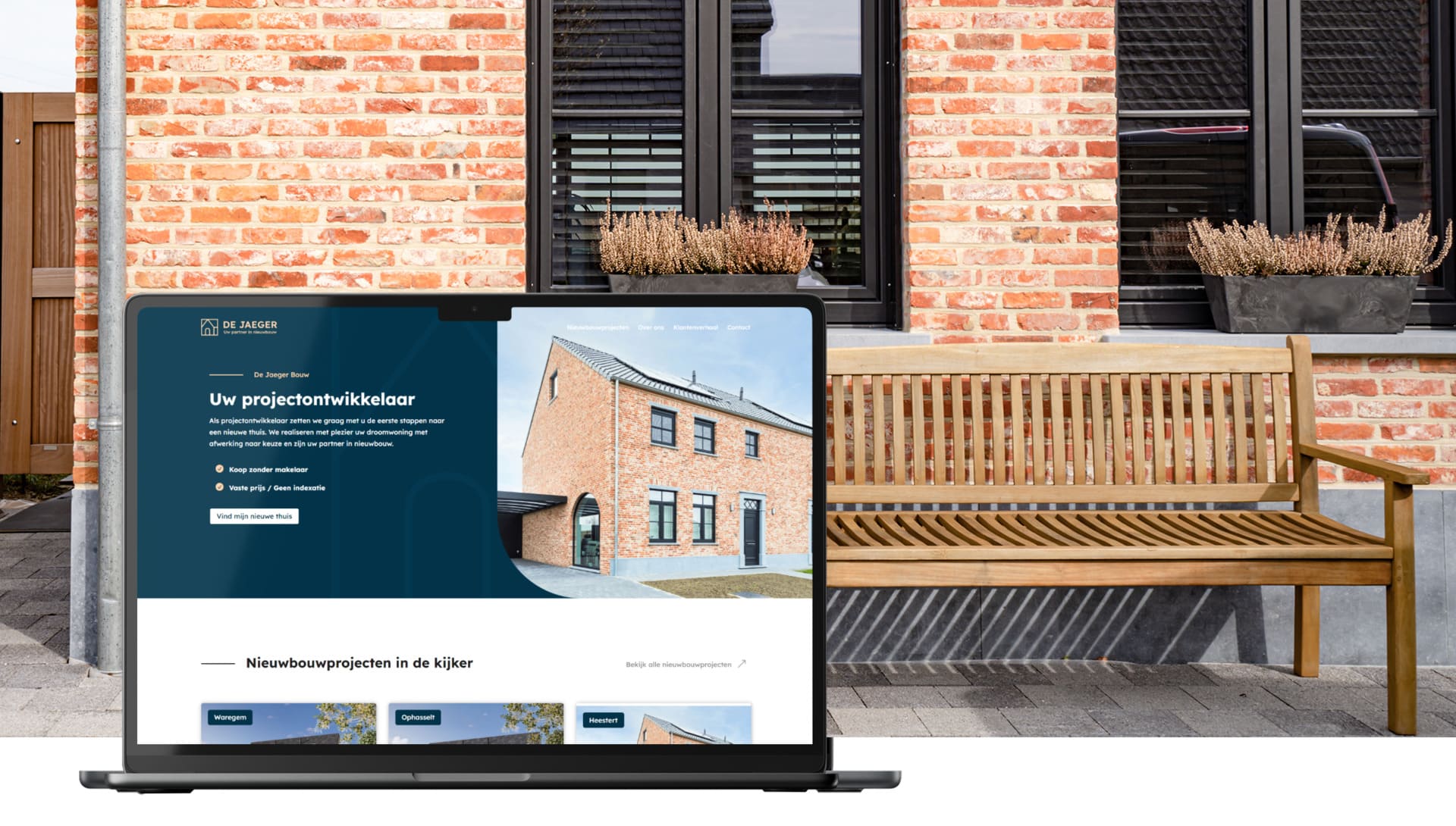 Online Design De Jaeger Bouw Website