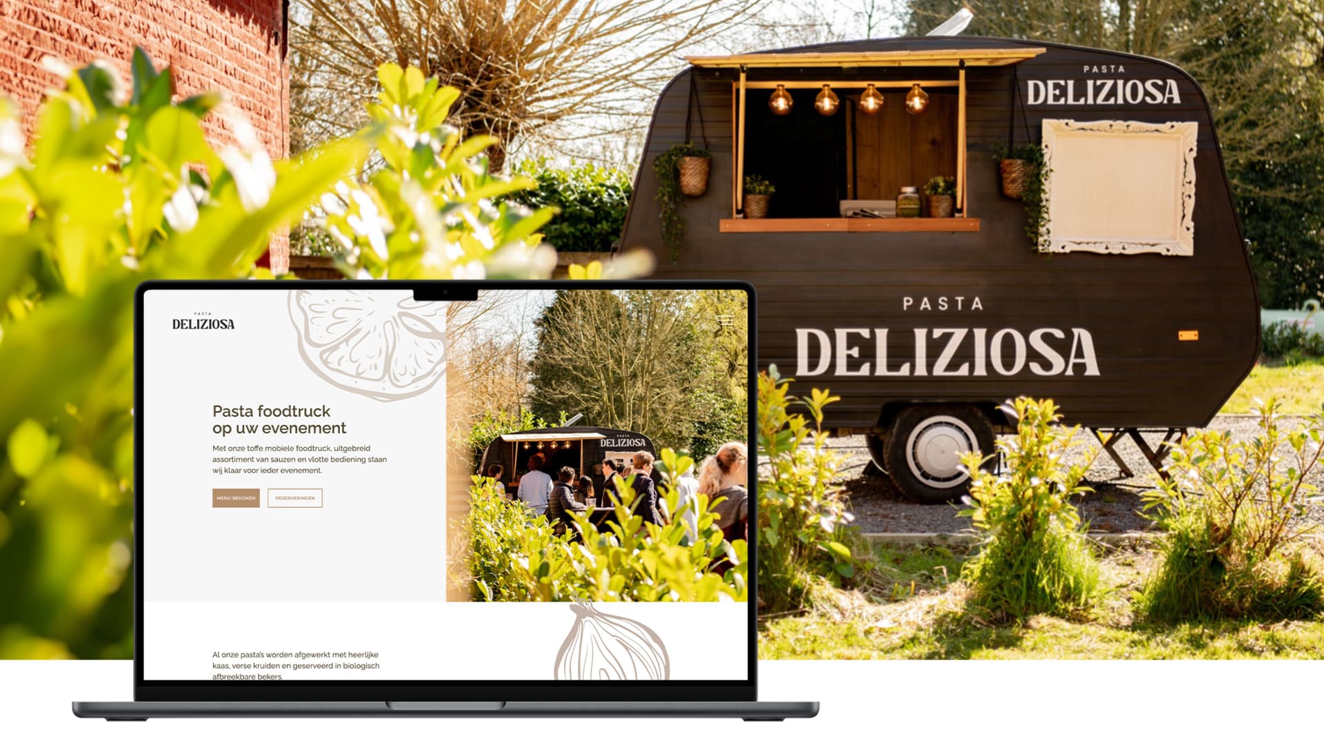 Online Design Pasta Deliziosa Website
